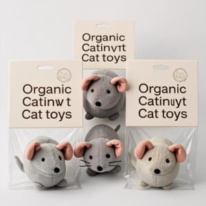 Organic Catnip Mouse Toy (3-Pack)