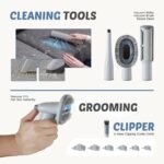 Pet Grooming Vacuum & Clipper Kit 7
