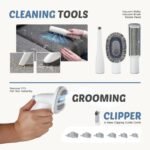 Pet Grooming Vacuum & Clipper Kit 10