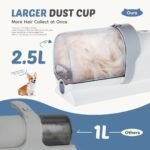 Pet Grooming Vacuum & Clipper Kit 9