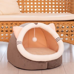 Cozy Velvet Cat House Bed Cozy Velvet Cat House Bed