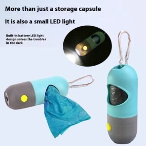Dog Waste Bag Dispenser with LED Light Dog Waste Bag Dispenser with LED Light