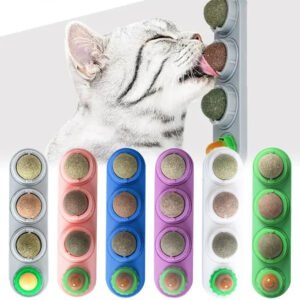 Rotating Catnip Wall Ball for Cats