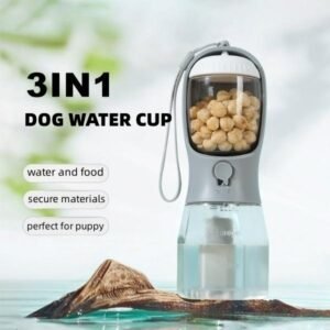 3-in-1 Portable Dog Water Bottle 3-in-1 Portable Dog Water Bottle